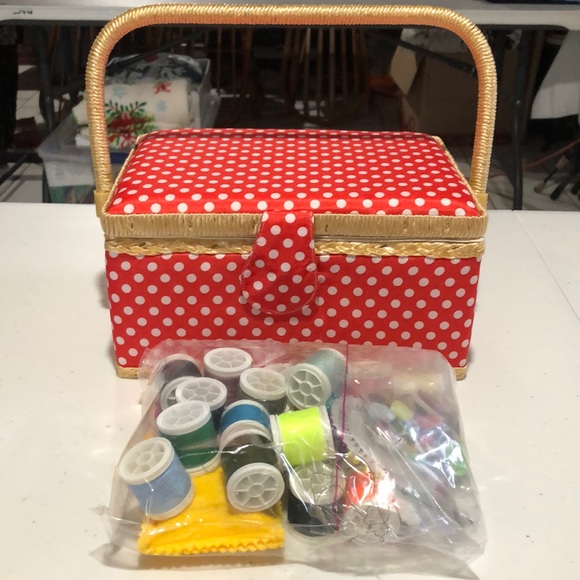 D&D Other Dd Sewing Basket With Accessories Poshmark